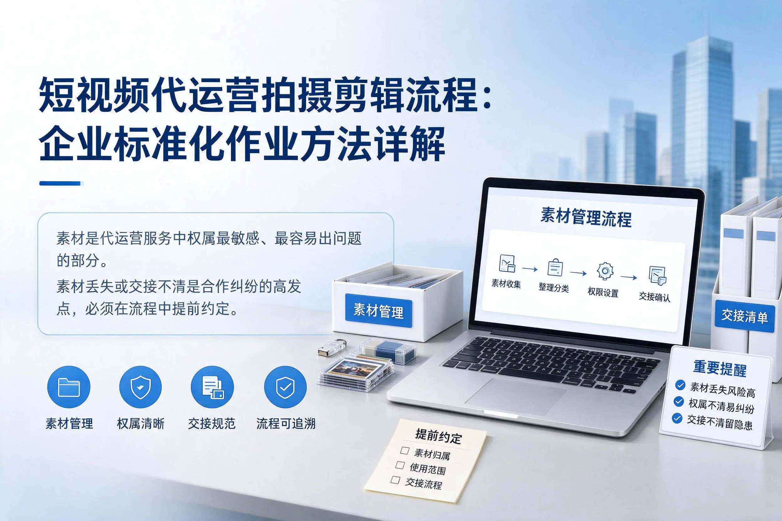 短视频代运营拍摄剪辑流程：锡林郭勒企业标准化作业方法详解