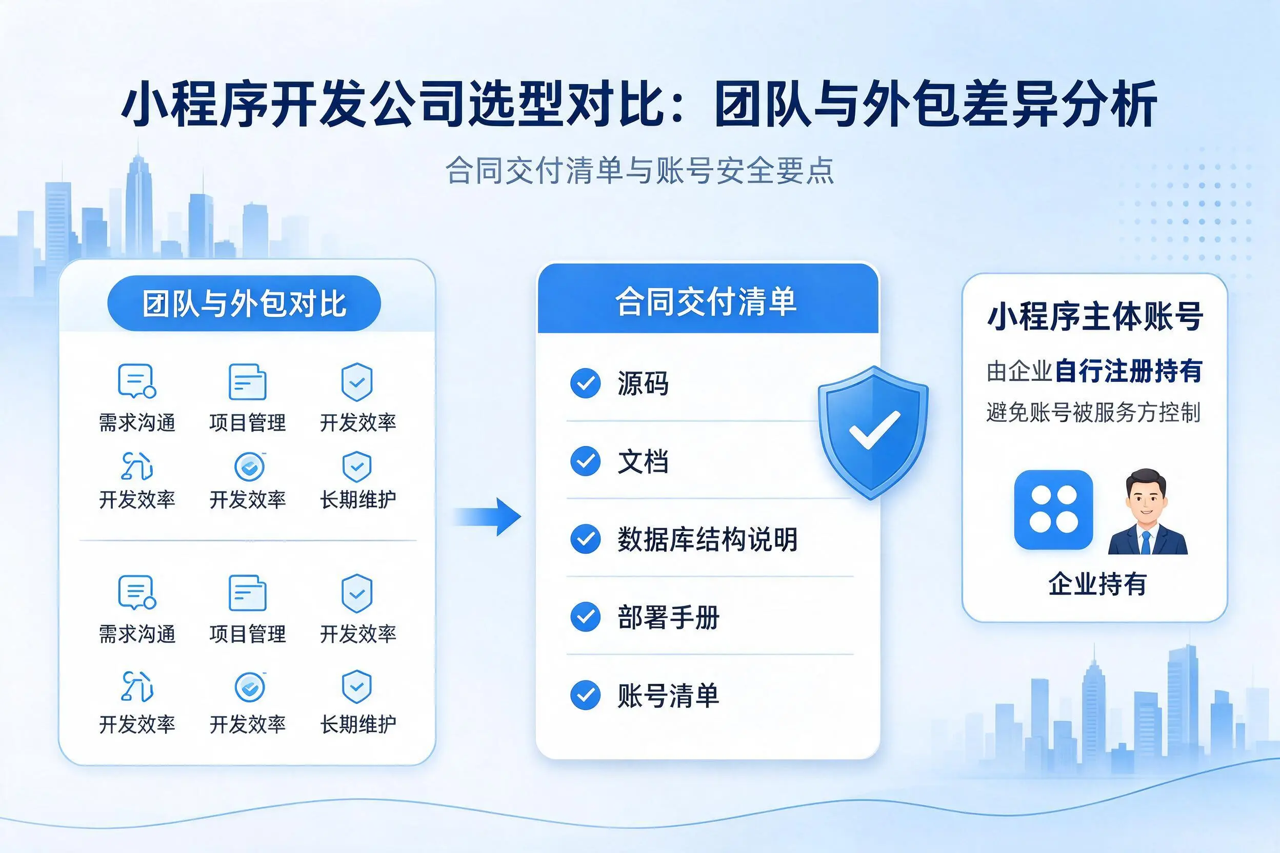 锡林郭勒小程序开发公司选型对比:团队与外包差异分析