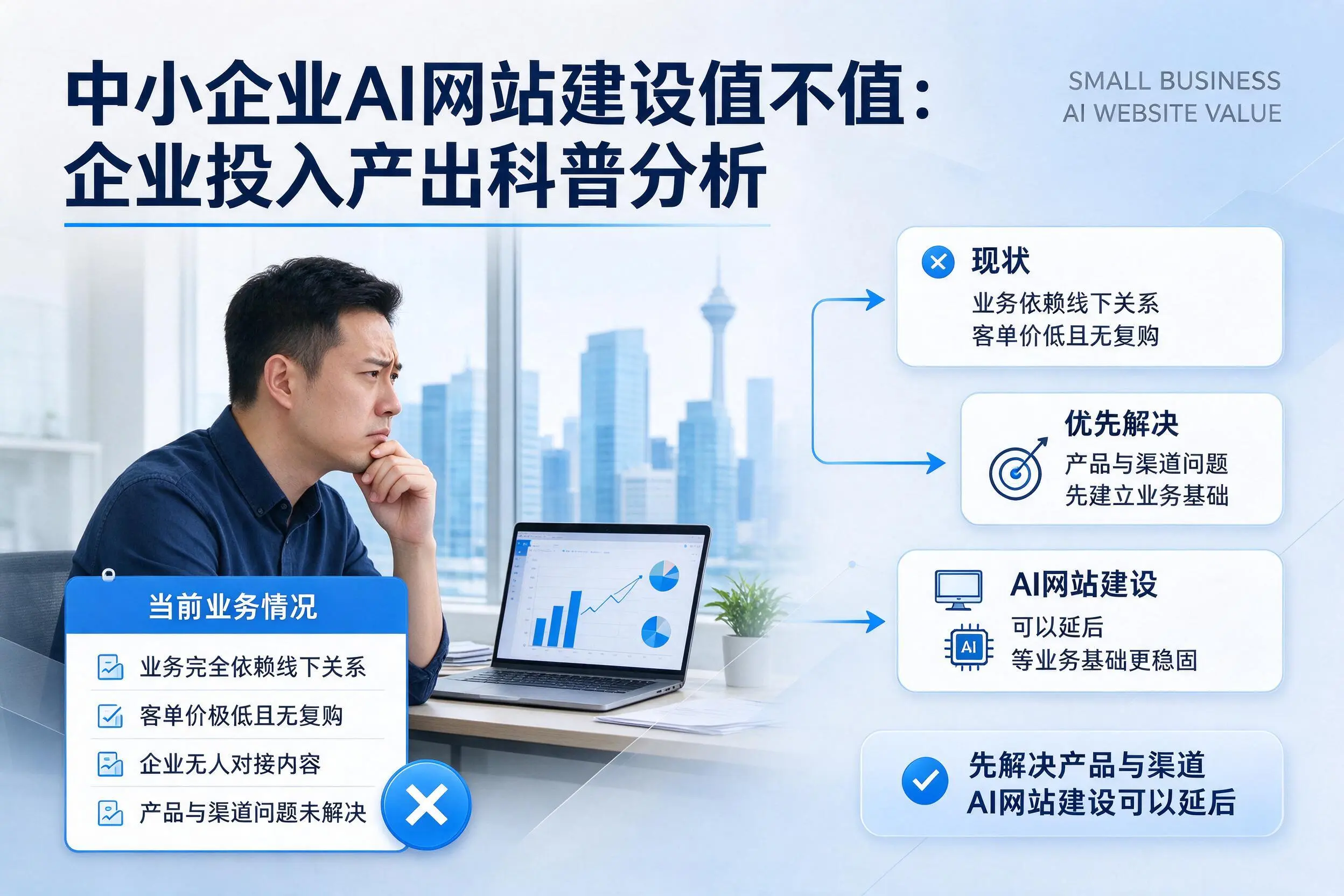 中小企业AI网站建设值不值：锡林郭勒企业投入产出科普分析